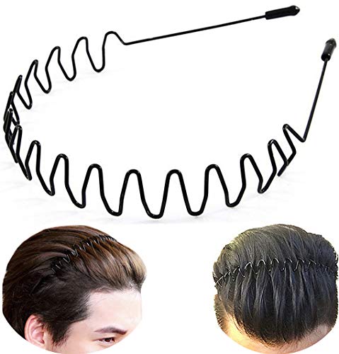 Bodbop Metal Bend za kosu za muškarce muške trake za kosu Unisex modni traci za glavu Sportska kosa kosa za kosu za kosu za žene s
