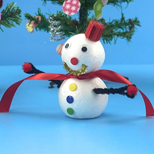 Toyandona Kids Toys 6pcs božićni snjegovićni zanat, božićna pjena snjegovića ukrasi za uradi sam zanate božićne zabave Mini igračke