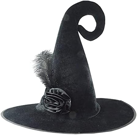 Pokrivalo za glavu vještice JOFOU šešir maturalni šešir šešir za nastupe na zabavama bejzbolske kape Indijskog crnog mađioničara