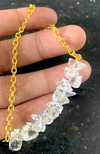 Crystalmiracle Clear Quartz narukvica kristalno zacjeljivanje modnog dodatka wellness ručno izrađen dragulj