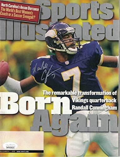 Randall Cunningham potpisao je ugovor s 1998. god. 25528-NFL časopisi s autogramima