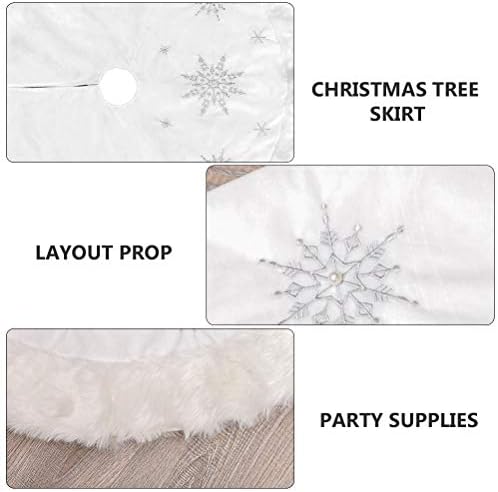 1pc božićni ukras snježne pahuljice božićno drvce suknje izgled zabave božićni ukrasi