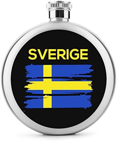 Švedska boca za piće sa švedskom zastavom boca za vino od nehrđajućeg čelika boca za višekratnu upotrebu za muškarce i žene
