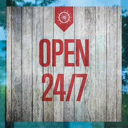 CGSIGNLAB | Otvori 24/7 -nautski drva Stiskanje prozora | 24 x24