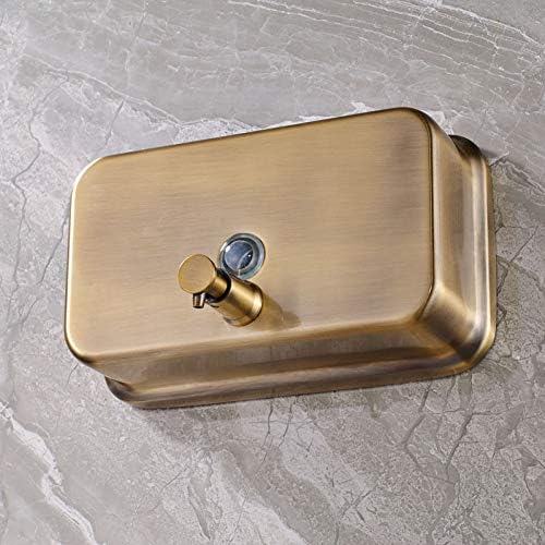 Yhsgy hotel za tuširanje šampona držač vrhnja boca kupaonica zid montirani sapun dozator antikne mesingane boje