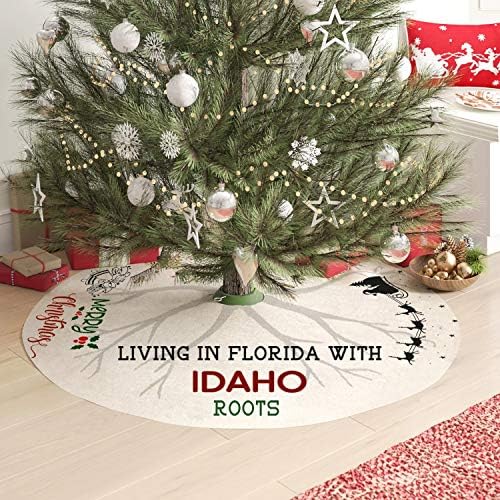 Majka i ja suknja božićno drvce 44 inča - Božića ukras na daljinu, život na Floridi s korijenima Idaho - rustikalna suknja od drveta