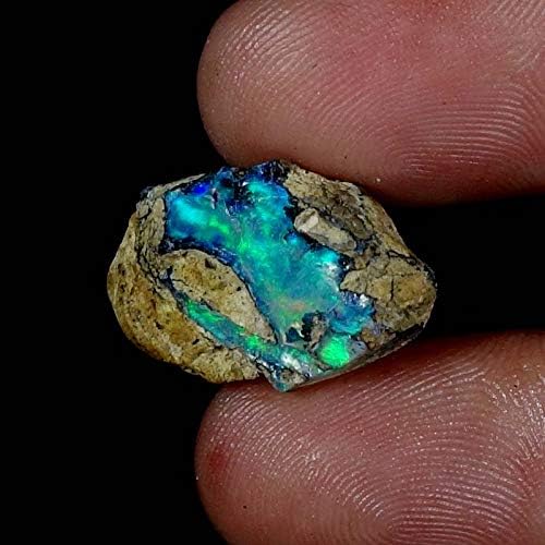 prirodni Višebojni pjenušavi etiopski opal od 09,85 karata Etiopski opalni prsten Etiopska opalna Ogrlica Etiopska opalna naušnica