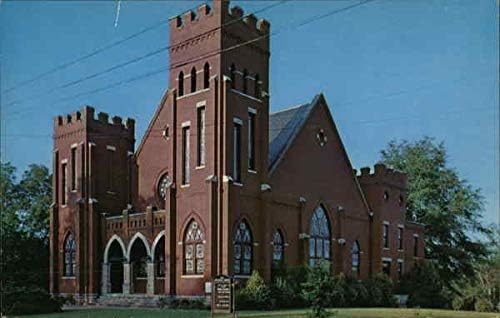 Prva metodistička crkva la Fiette, Alabama, Alabama originalna Vintage razglednica