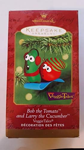 Hallmark Keeping Veggietales - Bob The Rajčicu i Larry Cucumber 2000 Božićni ukras