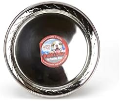 Šik dijamantna ploča od nehrđajućeg čelika teška zdjela za pse s neklizajućim gumenim dnom