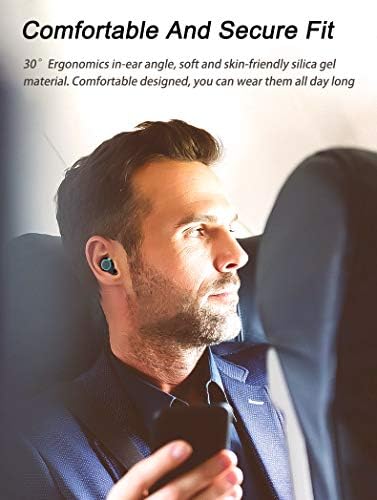 Xmythorig Ultimate True bežične ušice Bluetooth 5.0 slušalice, IPX7 vodootporne slušalice za sport, 110h reprodukcije w/ 3300mah futrola