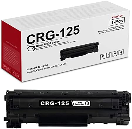 Zamjena toner uloška PIONOUS CRG125 3484B001 125 CRG-125 za printer Canon ImageClass LBP6000 LBP6030w MF3010 s tonerom
