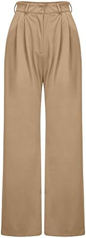 Vintage široke hlače za noge stari novac stil ravne duge hlače hlače poslovanje palazzo hlače modno labave hlače