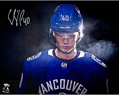 Elias Pettersson Vancouver Canucks Autografirano 16 x 20 fotografija izbliza - Autografirane NHL fotografije