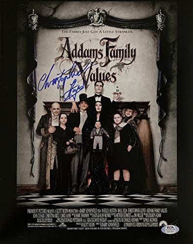 Christopher Lloyd Autogram potpisao 11x14 Addams Family PSA Coa ujak Fester