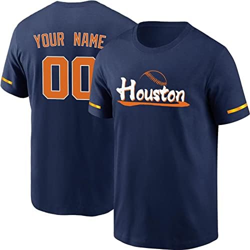 INAO majica Houston Personalizirana posada kratkih rukava za muškarce za mlade darove