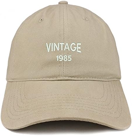Mala modna trgovina Vintage 1985, vezena podesiva pamučna kapa za 38. rođendan