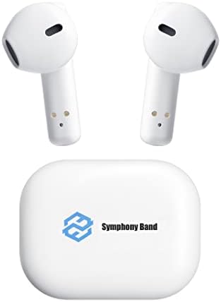 Simfonijski pojas istinski bežični uši za iPhone/Android telefone - bežične slušalice s LED zaslonom, kontrola dodira, slučaj za punjenje