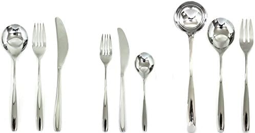 Set pribora za jelo od 39 komada-metalno posuđe, pribor za jelo može se prati u perilici posuđa