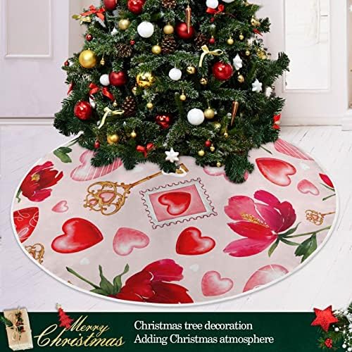 Valentinovo Cvjetovi božićno drvce suknja 36inch dekor doma za božićne suknje za suknje za božićne ukrase zabavni ukras za dom