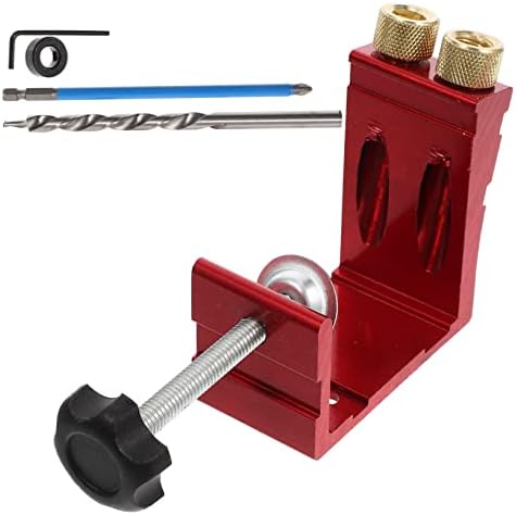 Doitool 1 set nagnutim rupama za otvarač džepnih alata stolarski alati Iron Electric alati Crveno šivanje