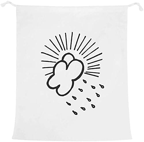 Sunce iza kišnog oblaka vreća za pranje rublja / rublja za pranje/skladištenje
