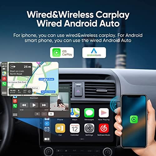 10,1 inčni 5G WiFi 8 Core Car Stereo Radio za Honda Accord 7. 2003-2007 s CarPlay Android Auto, Android 12.0 GPS Navigacijska podrška