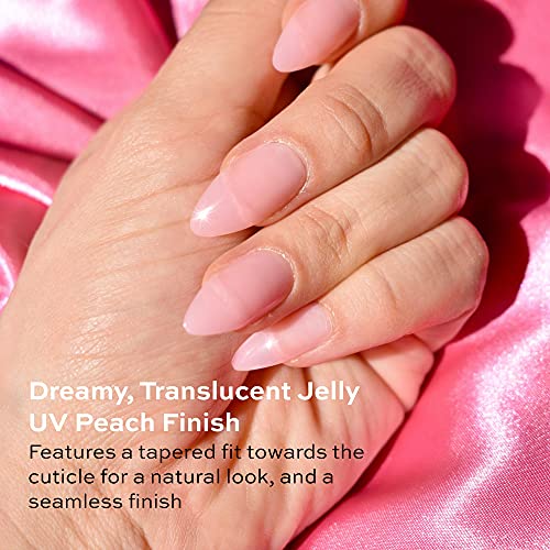 Glam preša za nokte-oblak 9 i prskanje / UV premaz u obliku šiljastog badema, komplet za nokte za višekratnu upotrebu
