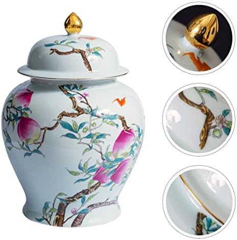 Vintage dekor u Istočnom kineskom stilu porculanska posuda za čaj keramička posuda za čaj u prahu s poklopcem posuda za šećerne bombone