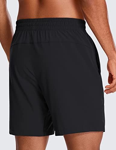 Podstavljene Muške kratke hlače za trčanje od 2 u 1-9 brze suhe sportske kratke hlače za vježbanje s džepovima