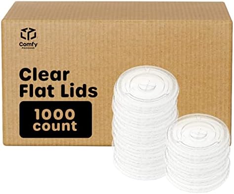 [100 grama] kristalno čisti pet plastični poklopci s prorezom za slamke od 12, 16, 20 i 24 unce. Šalice za milkshake