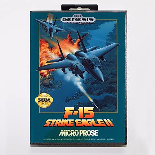 Samrad F-15 Strike Eagle II IGRAČKA IGRAČKA 16-BITNA MD Igračka karta s maloprodajnom kutijom za Sega Mega Drive for Genesis