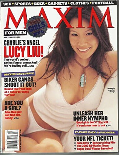 Časopis iz rujna 2002. s Lucie liu na naslovnici