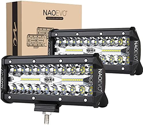 7-inčna LED ploča, 240 vata 24.000 lm, svjetla za maglu za vožnju izvan ceste, moduli s kombiniranim snopom s točkama, vodootporna