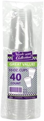 Plastična čaša za piće od 10 oz | prozirna | pakiranje od 40