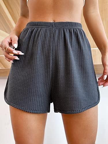 SOLY HUX ženske casual staze kratke hlače s visokim strukom trening trčanja joga znojnih kratkih hlača