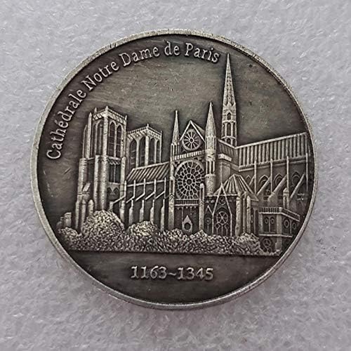 Najdraža kovanica katedrale Notre Dame, srebrno obložen zaštitnim naslovnicom, zanata, neotkrivena povijest novčića