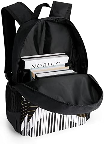 Putni ruksak s glazbenim instrumentima i notnim zapisima, estetska torba za fakultetske knjige, klasični ruksaci, radna torba na ramenu