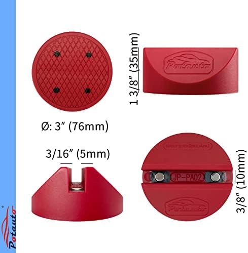 Potauto Universal najlon PA6 utor magnetska jack jastuka za jak za jak za zavarivanje zavarivača za vozila za vozila