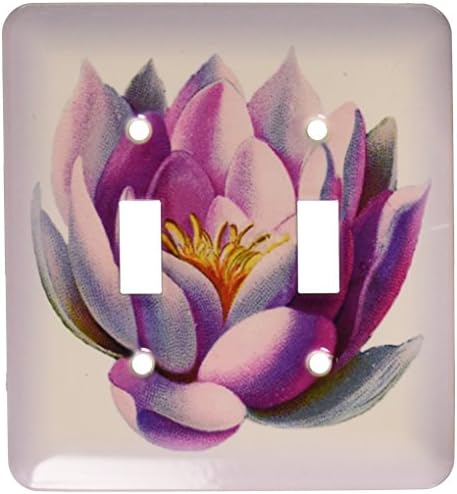 3Drose LLC LSP_41659_2 Vintage Lily In Pink N Violet Double Pretplata prekidač