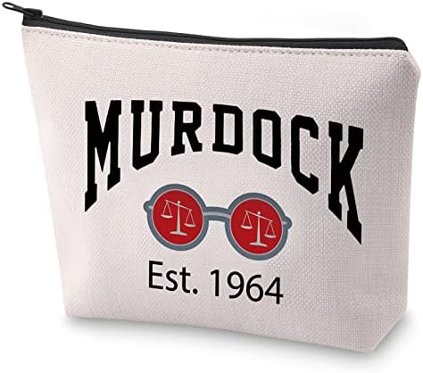 Blupark Murdock film nadahnuta torba za šminkanje laywer poklon murdock est 1964 kozmetička torba superherojska vreća za zatvarače