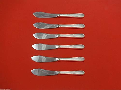Set noževa za pastrve od sterling srebra od 6 komada po mjeri 7 1/2