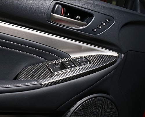 EPPAR Nova kontrola prozora ugljičnih vlakana pokriva 2PC kompatibilno s Lexus RC RC350 RC300H 2014-2018