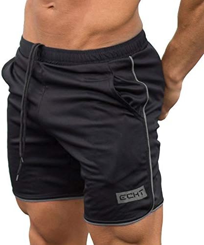 Muške sportske kratke hlače Realdo, teretana za bodybuilding kratke hlače elastično vježbanje u fitnes hlače