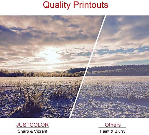 JUSTCOLOR Compatible Ink Cartridge Replacement for HP 02 use with Photosmart D7155 D7160 D7245 D7255 D7363 D7460 3210 3310 C5100 C5180