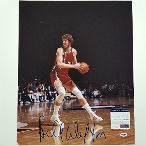 Bill Walton potpisao je 16x20 fotografski autogram Portland TrailBlazers ~ PSA/DNA CoA - Autografirane NBA fotografije