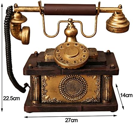 Loufou europski vintage retro model telefona digitalni telefon ožičeni kabeliran fiksne telefona hotel hotel ured ukras dekor dekor