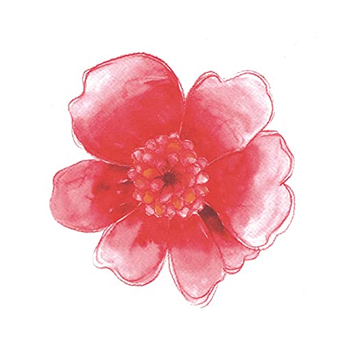 5 PCS Prekrasna akvarelna breskva cvjetanje naljepnice za tetovaža Sakura Petal Modna zgloba Clavicle