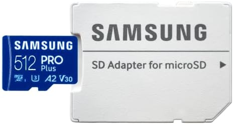 Memorijska kartica Samsung 512GB Pro Plus microSDXC za tablete Samsung Galaxy Tab A8 10.5, Tab A7 Lite, Tab S7 FE, Tab S7 +, Tab S6