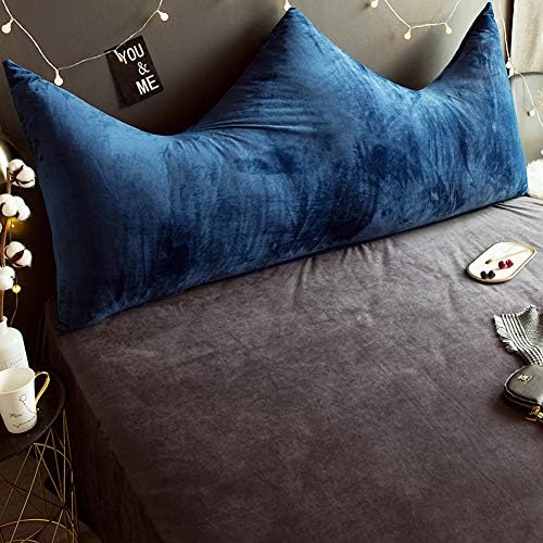 Jastuk s velikim krevetom, kruna dvostruka jastuka za čitanje jastuka nordijski jastuk jastuka jastuk jastuk uklonjivi pokrov-Q 150x80x22cm